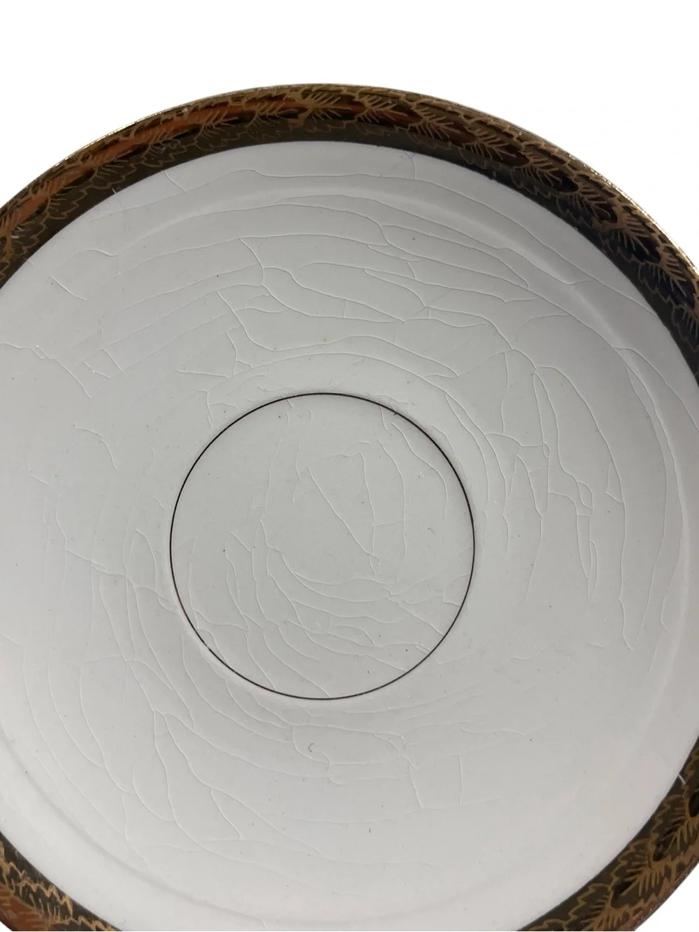 Vtg 30s 6 American Limoges Ivory Ware Saucer Plates 5.5